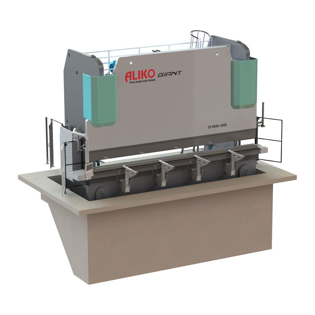 Aliko press brake SP8000-1000 Giant